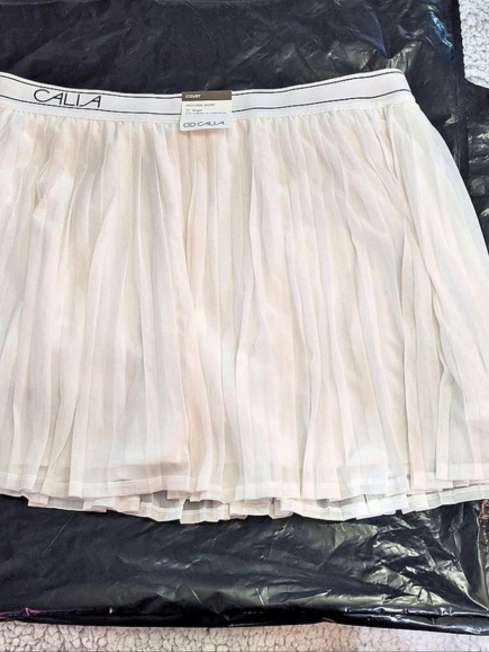 0036 Calia Court High-Rise Skort High-Rise Skort White XL NWT